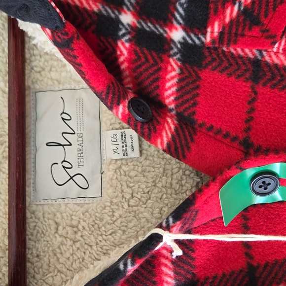 Soho Threads Flannel Fleece jacket - Picture 2 of 4